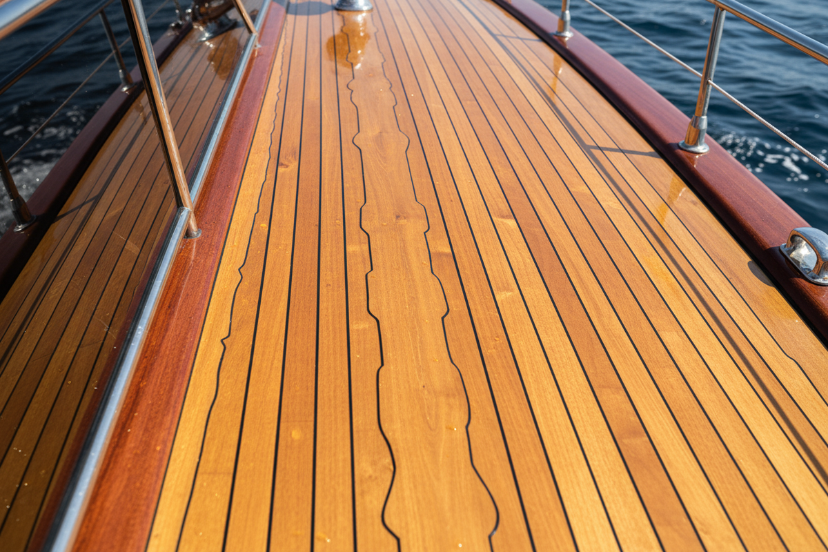 Wie pflegt man Teak-Decks richtig?